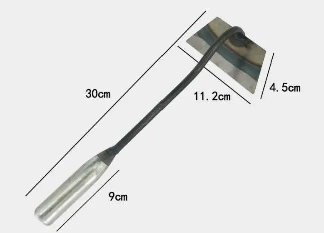Heavy - Duty Manganese Steel Hollow Arc Trapezoidal Hoe - soilcommander