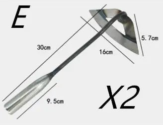 Heavy - Duty Manganese Steel Hollow Arc Trapezoidal Hoe - soilcommander