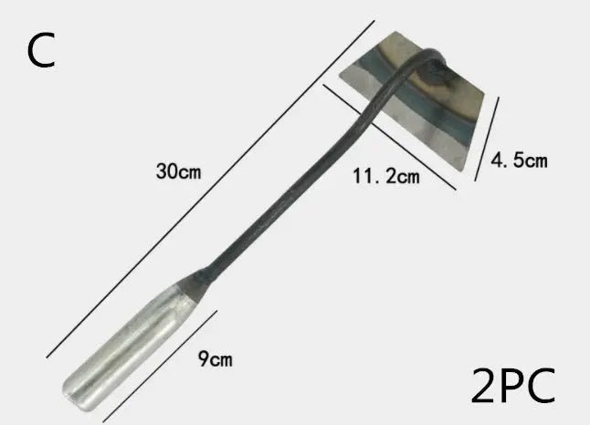 Heavy - Duty Manganese Steel Hollow Arc Trapezoidal Hoe - soilcommander
