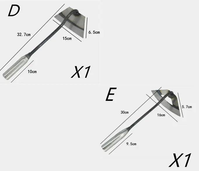 Heavy - Duty Manganese Steel Hollow Arc Trapezoidal Hoe - soilcommander