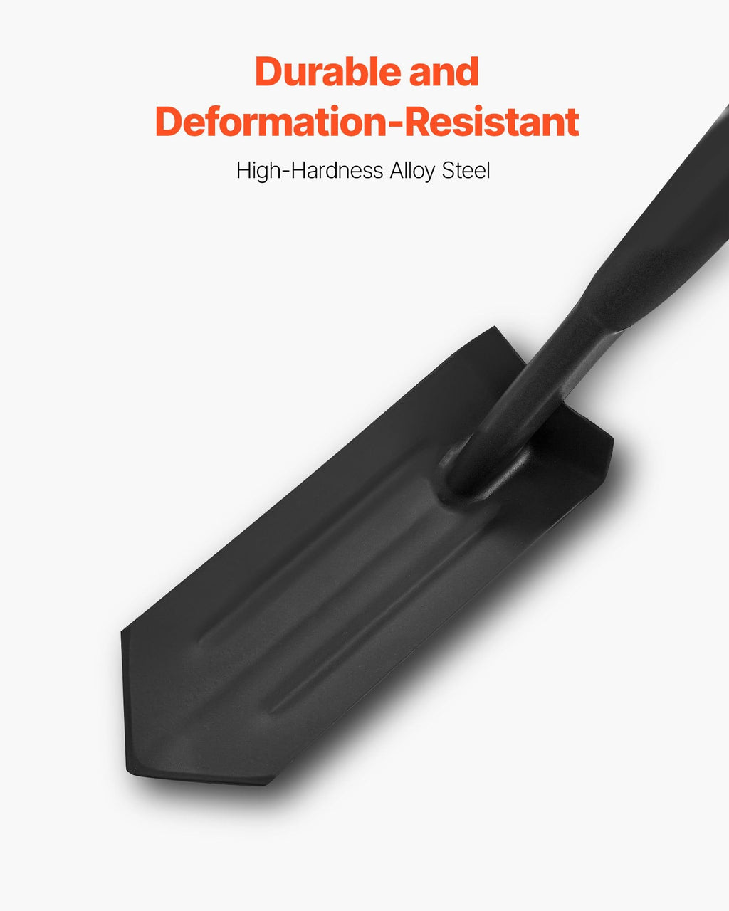 Heavy - Duty Trench Shovel | Long - Handle Narrow Spade for UK Gardens - soilcommander