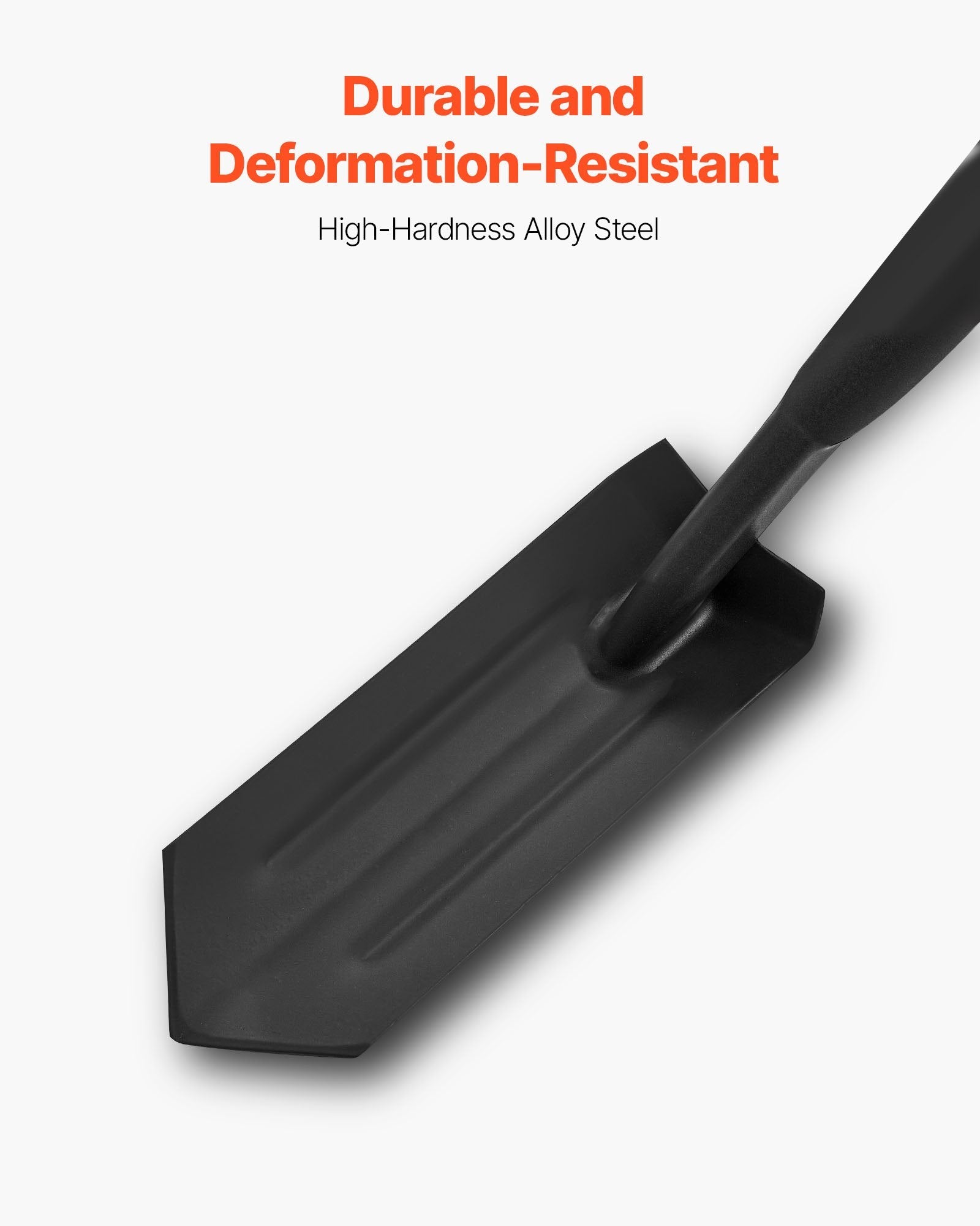 Heavy - Duty Trench Shovel | Long - Handle Narrow Spade for UK Gardens - soilcommander