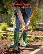 Heavy - Duty Trench Shovel | Long - Handle Narrow Spade for UK Gardens - soilcommander
