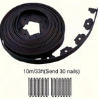 Landscape Edging Strips, With Anchored Tips, Unexcavated Garden Edging Kits, Plastic Flexible Garden Bed And Lawn Courtyard Paving Stone Pathways - SoilCommander