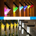 LED Solar Stairs Lights Outdoor Lighting Waterproof Step Deck Light Fence Railing Garden Yard Decoration - soilcommander
