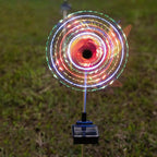 Led Solar Wind Spinner Light Garden Path Outdoor Yard Pinwheels Windmill Decor Patio Lawn Christmas Holiday Decoration - soilcommander