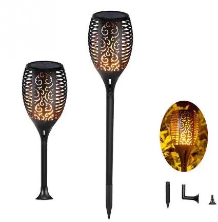 LED Waterproof Solar Torch Light Lamp Outdoor Landscape Decoration Garden Lawn Light - soilcommander