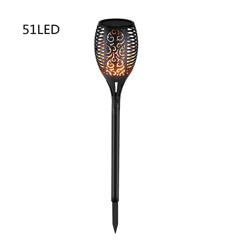 LED Waterproof Solar Torch Light Lamp Outdoor Landscape Decoration Garden Lawn Light - soilcommander