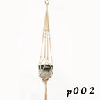 Macrame Plant Hanger – Boho Cotton Rope Hanging Planter - soilcommander