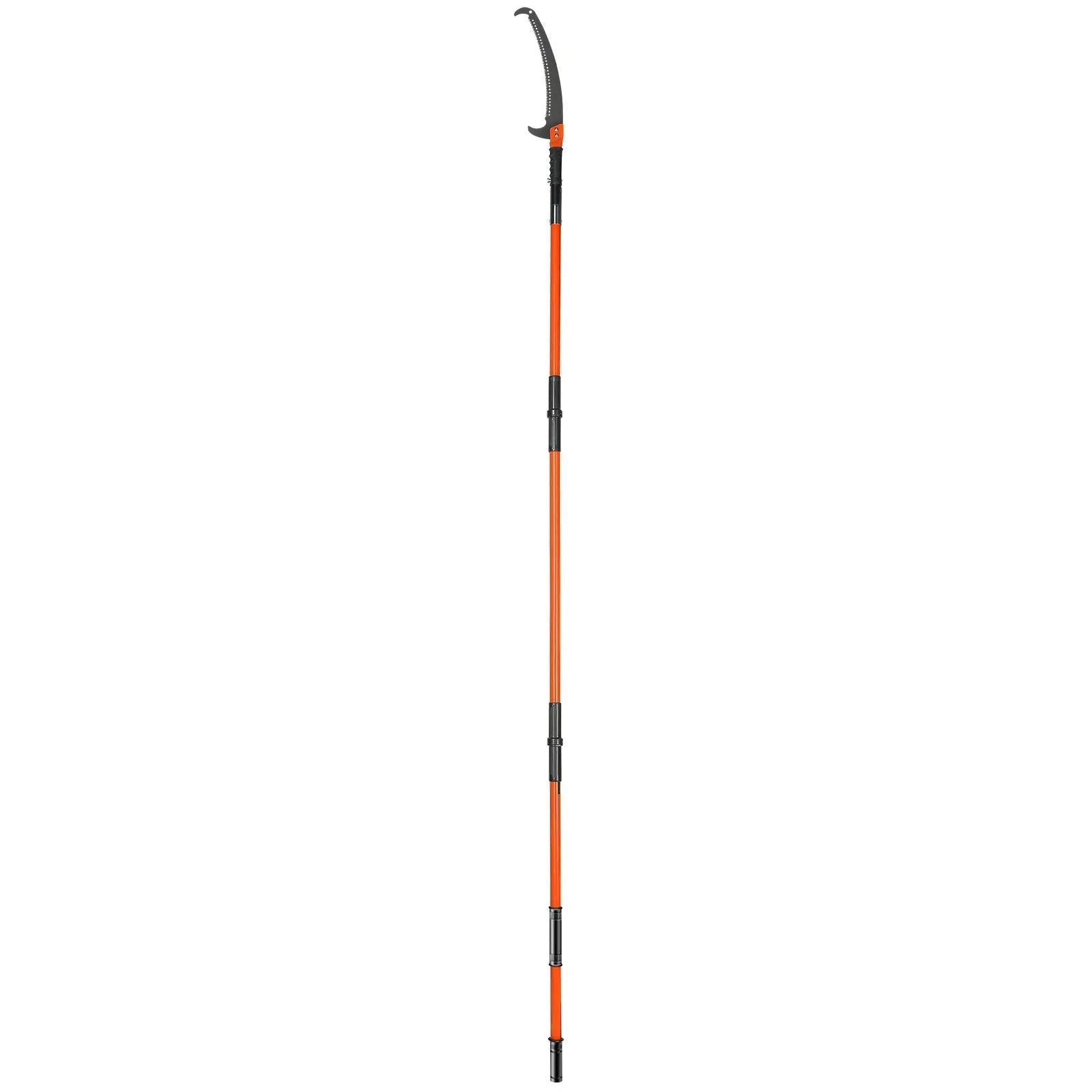 Manual Steel Blade Pole Saw Pruner with Fiberglass Handles - Extendable upto 27Ft - soilcommander