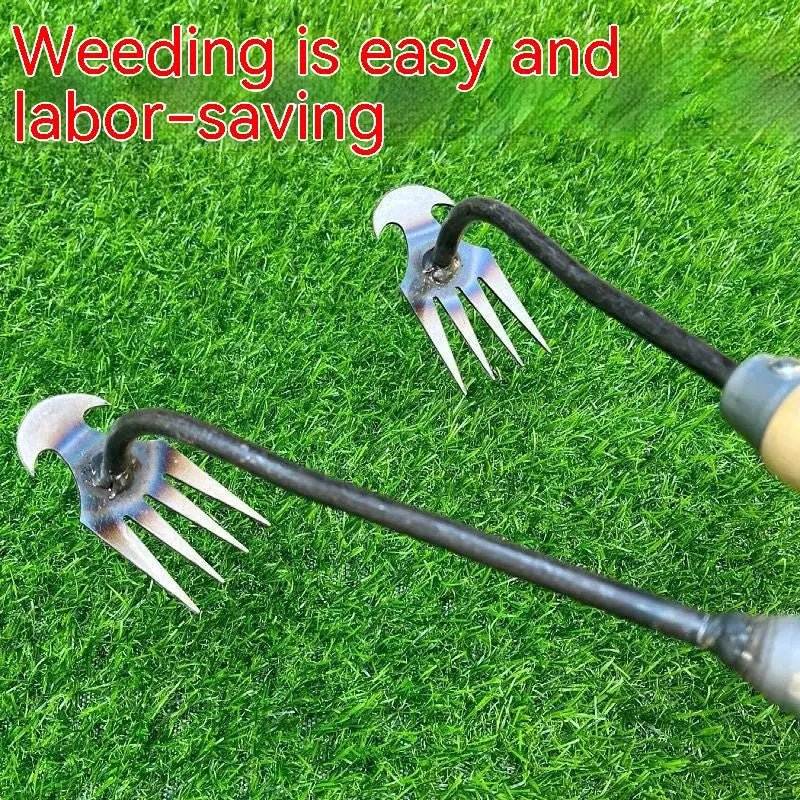 Multi - Purpose Garden Weeding & Raking Tool — Easy Soil Loosening - soilcommander