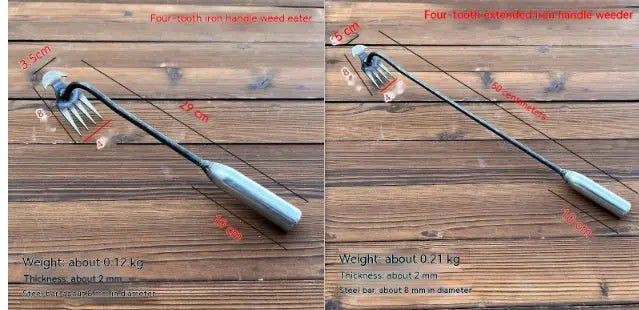 Multi - Purpose Garden Weeding & Raking Tool — Easy Soil Loosening - soilcommander