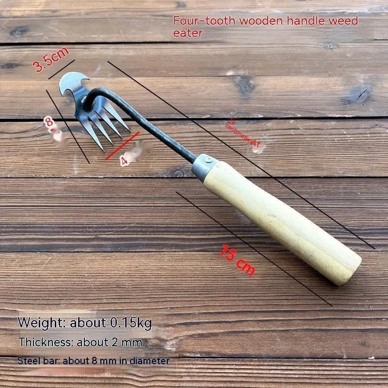 Multi - Purpose Garden Weeding & Raking Tool — Easy Soil Loosening - soilcommander