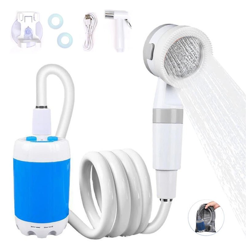 Portable Electric Camping Shower 5000mAh - soilcommander