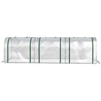 Portable Tunneled Greenhouse With 3 Zippered Doors, WaterUV Fighting PVC Cover - soilcommander