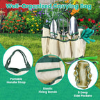 Premium 13 - Piece Heavy - Duty Aluminum Alloy Gardening Tool Set With Bag - soilcommander