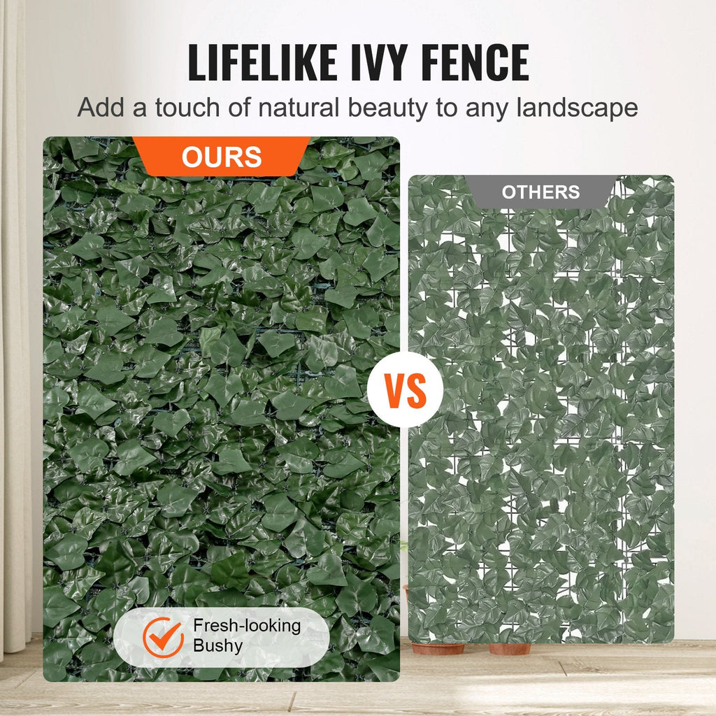 Premium Artificial Ivy Privacy Fence Panel - 1.5m x 2.5m - soilcommander