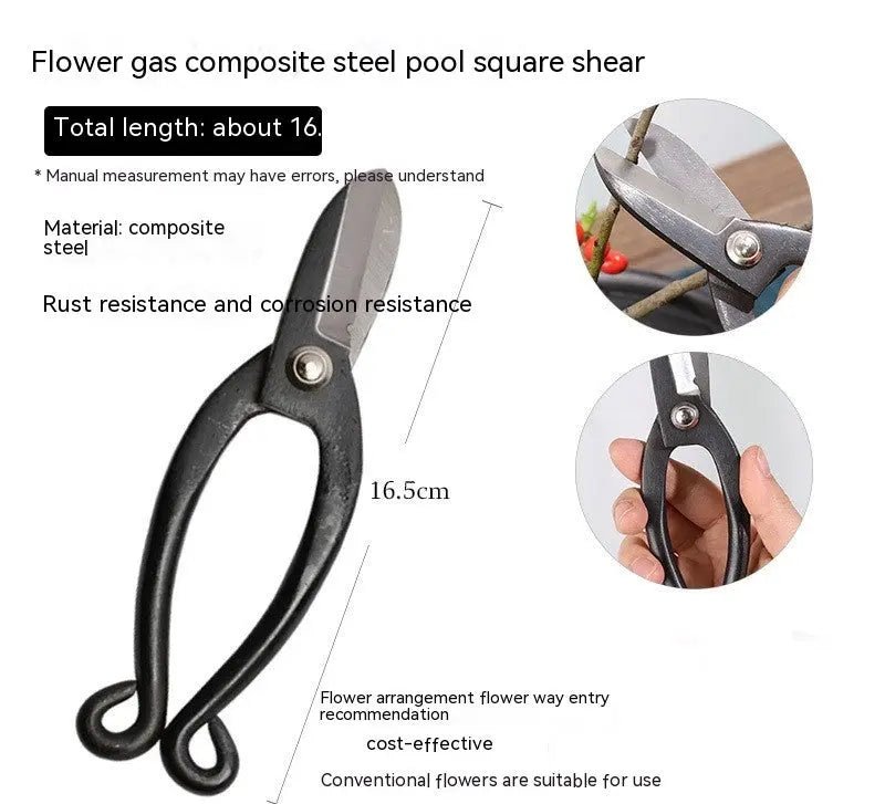 Premium Sharp Garden Scissors Tool With Ergonomic & Non - Slip Handle - soilcommander