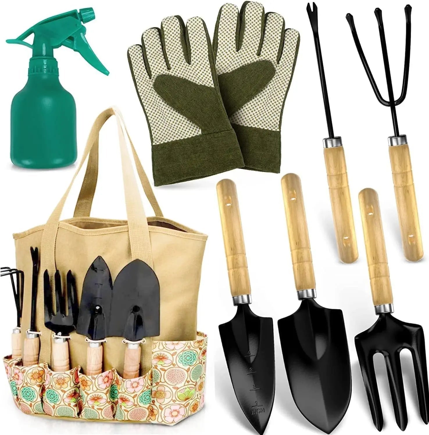 Premium Stainless Steel Gardening Tools Kit – Grow, Dig, Plant with Ease - soilcommander
