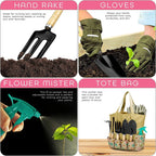 Premium Stainless Steel Gardening Tools Kit – Grow, Dig, Plant with Ease - soilcommander