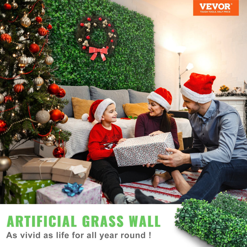 Premium UV Resistant Boxwood Hedge Panels 24 Pack 64 Sq Ft - soilcommander