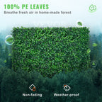 Premium UV Resistant Boxwood Hedge Panels 24 Pack 64 Sq Ft - soilcommander