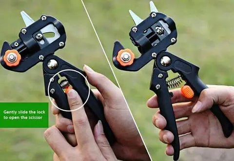 Professional 2 - in - 1 Garden Grafting Tool and Fruit Tree & Pruning Shears - soilcommander