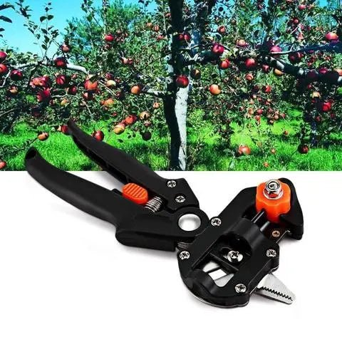 Professional 2 - in - 1 Garden Grafting Tool and Fruit Tree & Pruning Shears - soilcommander