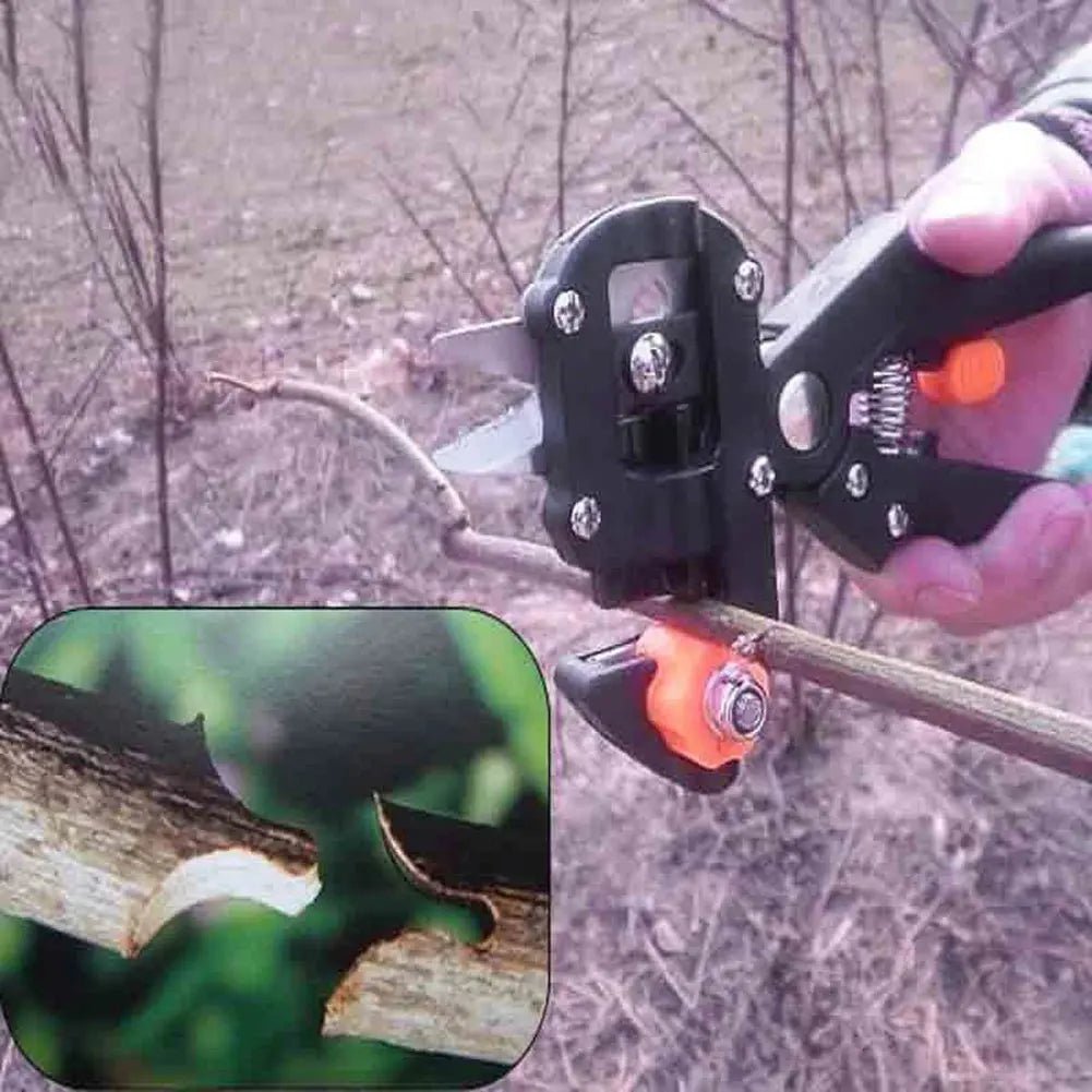 Professional 2 - in - 1 Garden Grafting Tool and Fruit Tree & Pruning Shears - soilcommander