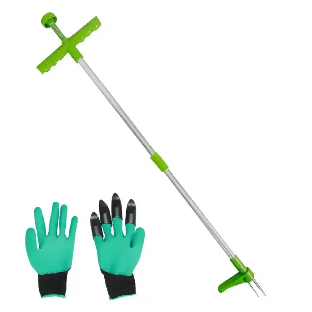 Puncture Resistant Garden Weeding Gloves with Long Aluminium Prongs - soilcommander