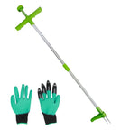 Puncture Resistant Garden Weeding Gloves with Long Aluminium Prongs - soilcommander