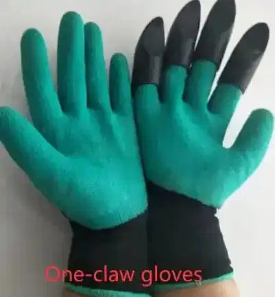 Puncture Resistant Garden Weeding Gloves with Long Aluminium Prongs - soilcommander