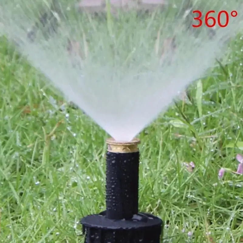 Pure Copper Buried Automatic Retractable Sprinkler for Garden Irrigation - soilcommander