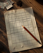A filled-in planning worksheet from the USA vegetable garden planner PDF, handwritten in pencil