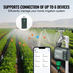 Smart WiFi IPX6 Garden Sprinkler Timer works with Alexa & Google - soilcommander