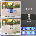 Solar 2 - in - 1 Bug Zapper & Garden Lantern | Solar & USB Rechargeable - soilcommander