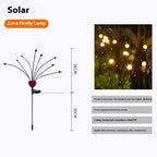 Solar Firefly Villa Outdoor Waterproof Garden Lamp - soilcommander