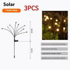 Solar Firefly Villa Outdoor Waterproof Garden Lamp - soilcommander