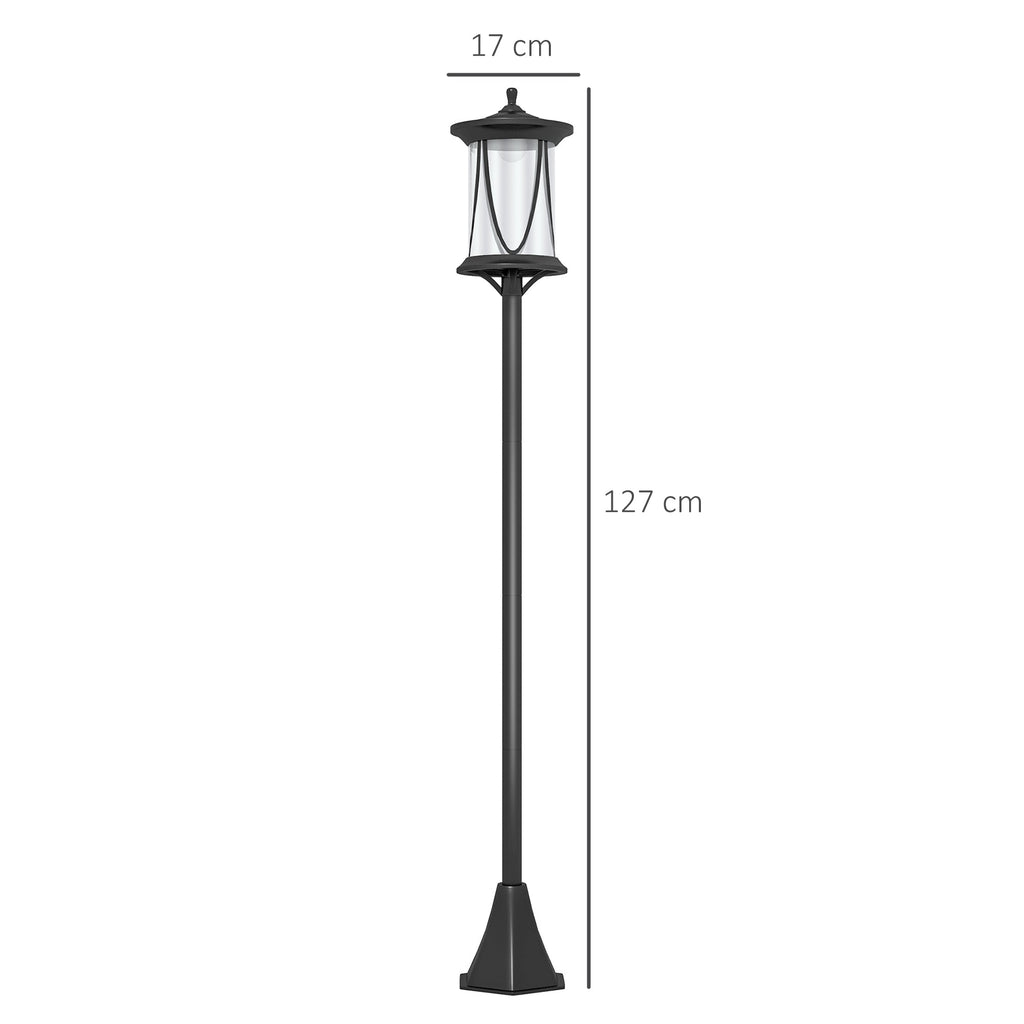 Solar Lamp Post Light 1.3m: Waterproof Garden Path Lighting - soilcommander