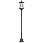 Solar Lamp Post Light 1.3m: Waterproof Garden Path Lighting - soilcommander