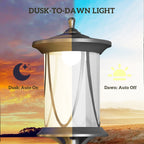 Solar Lamp Post Light 1.3m: Waterproof Garden Path Lighting - soilcommander