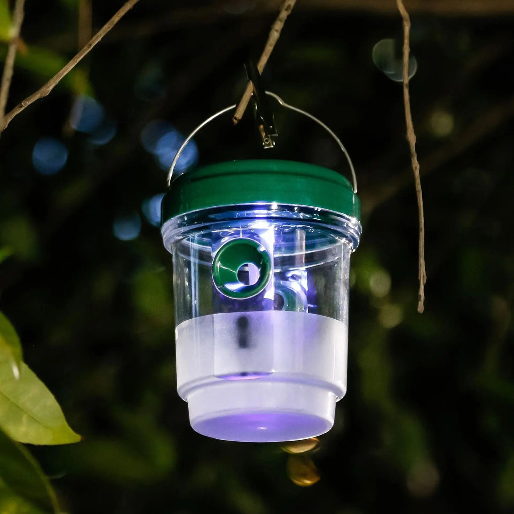 Solar Mosquito Killing Lamp Outdoor Yard Trap Insect Lamp Garden Lawn Hanging Tree Mosquito Killing Lamp - soilcommander