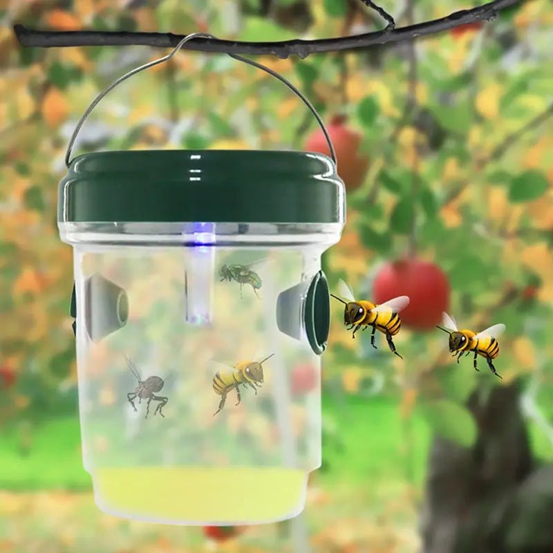 Solar Mosquito Killing Lamp Outdoor Yard Trap Insect Lamp Garden Lawn Hanging Tree Mosquito Killing Lamp - soilcommander