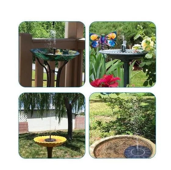 Solar Water Mercury Garden Miniature Floating Fountain - soilcommander