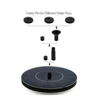 Solar Water Mercury Garden Miniature Floating Fountain - soilcommander