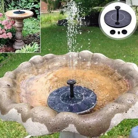 Solar Water Mercury Garden Miniature Floating Fountain - soilcommander