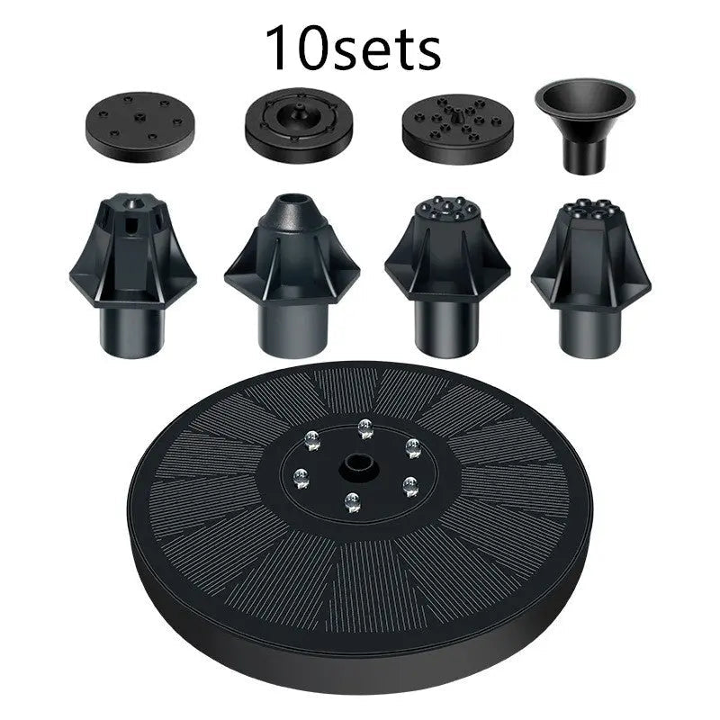 Solar Water Mercury Garden Miniature Floating Fountain - soilcommander