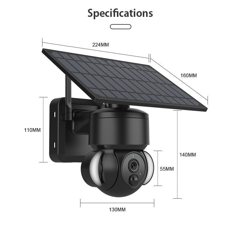 Solar Wireless Security Camera with HD Night Vision - soilcommander