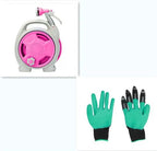 Space - Saving Efficient Pipe and Hose Water Gun Organizer Rack - soilcommander