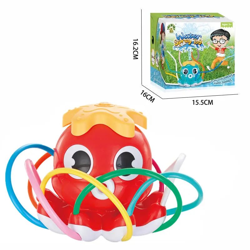 Sprinkler Outdoor Water Spray Toy Garden Water Toys Summer Yard Cartoon Splash Sprinkler Baby Bath Toy For Kids - soilcommander